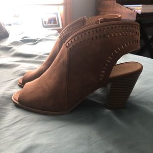 Suede Brown Wedges